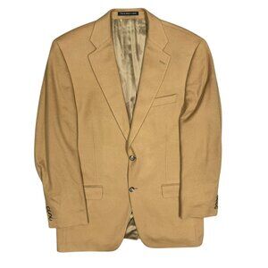 S. Cohen Montreal 100% Cashmere Blazer Camel Sport Coat 42T